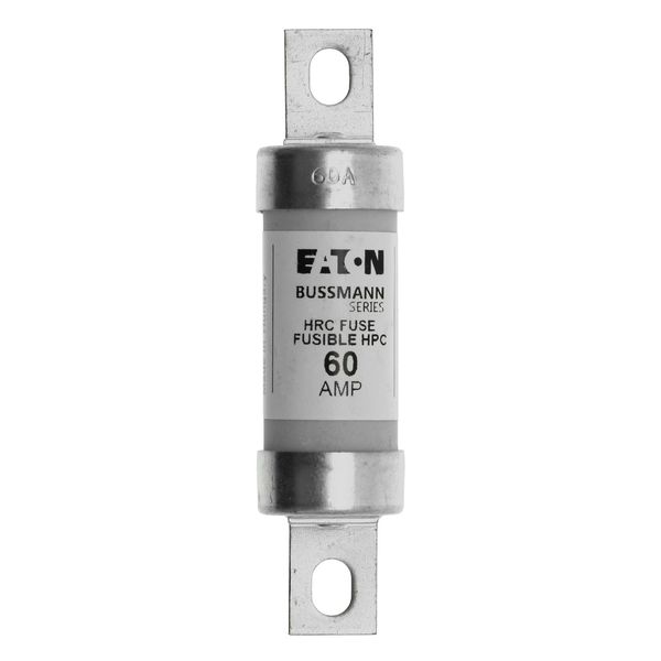 Fuse-link, LV, 60 A, AC 600 V, DC 250 V, HRCII-C, 22 x 87 mm, CSA image 6