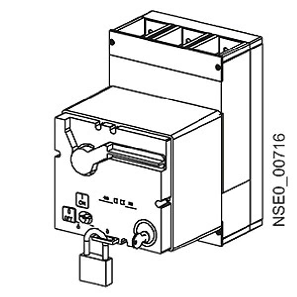 accessory for VL630, VL800, mot. op. mech. w/ strd en. mech 3VL9600-3MK00 image 1