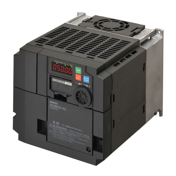 MX2-EV2 inverter drive, 4.0/5.5 kW (ND/LD), 9.2/11.1 A (ND/LD), 400 VA image 4