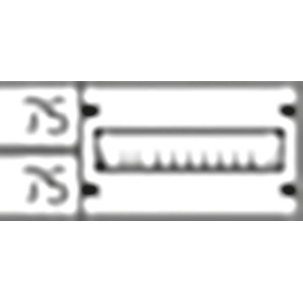 AG11G Cover, Field Width: 1, 150 mm x 250 mm x 26.5 mm, IP2XC image 1