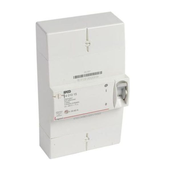 Enedis four-pole non-differential connection circuit breaker - 60A image 1