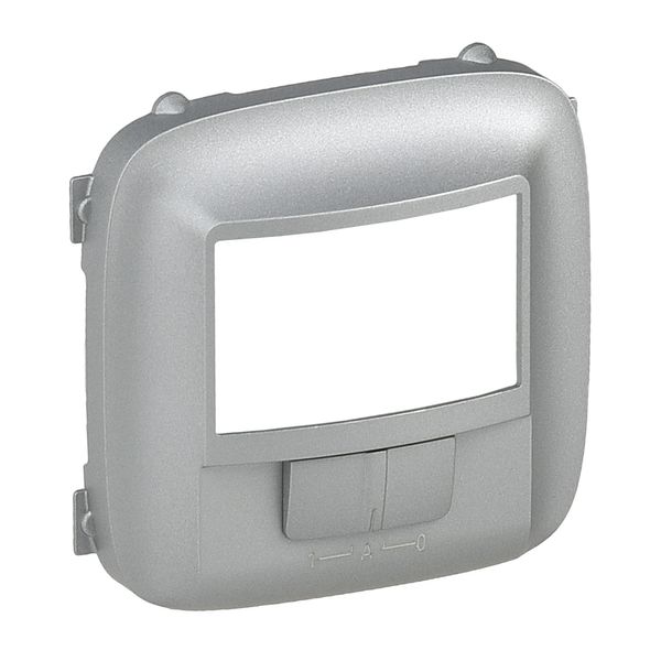 Cover plate Valena Allure - motion sensor with override - aluminium image 1