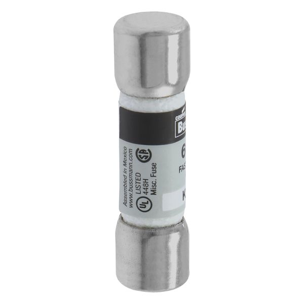 Eaton Bussmann series KLM fuse, 600 Vac, 600 Vdc, 4A, 100 kAIC at 600 Vac, 50 kAIC at 600 Vdc, Non Indicating, Fast acting, Ferrule end X ferrule end, Melamine tube, Nickel-plated bronze endcap image 31