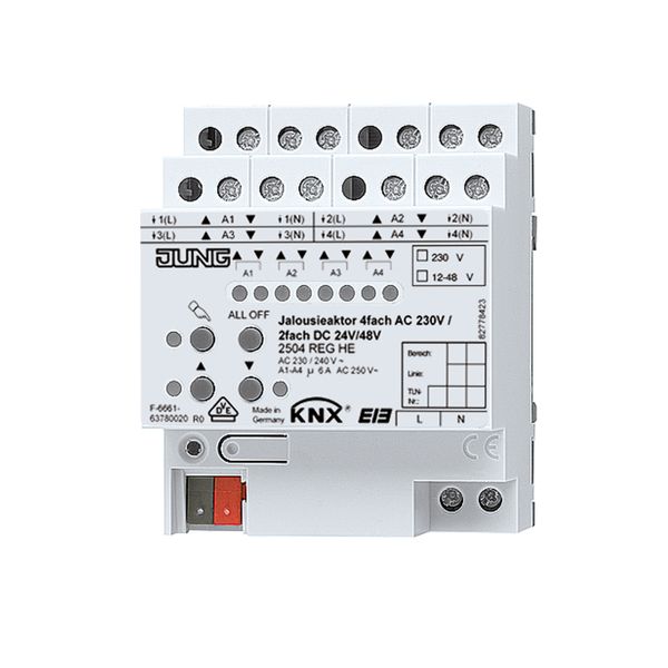 Output module KNX Shutter/blinds actuator image 3