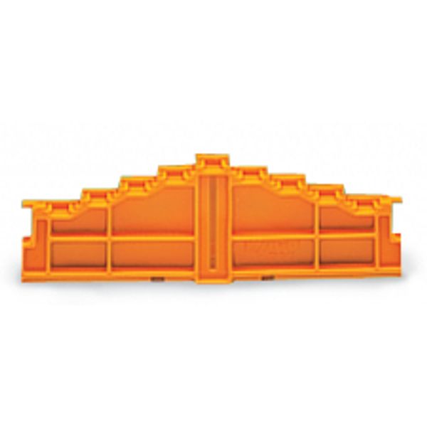 4-level end plate marking: d-c-b-a--a-b-c-d 7.62 mm thick orange image 2