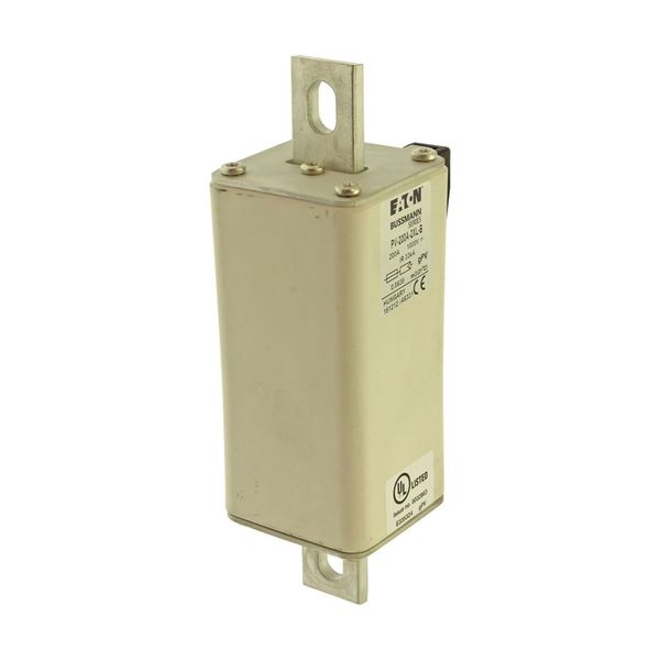 Fuse-link, high speed, 200 A, DC 1000 V, 2XL, 59 x 76 x 190 mm, gPV, UL, IEC, bolted connection image 23