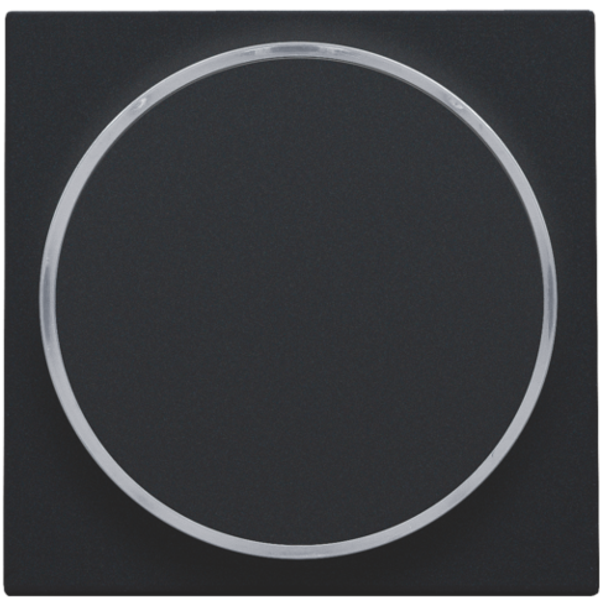 Finishing set with transparent ring without symbol for 6A push button image 1