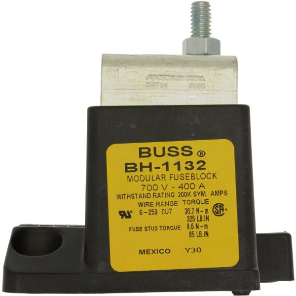 Fuse-block, high speed, 400 A, AC 2500 V, UL image 4