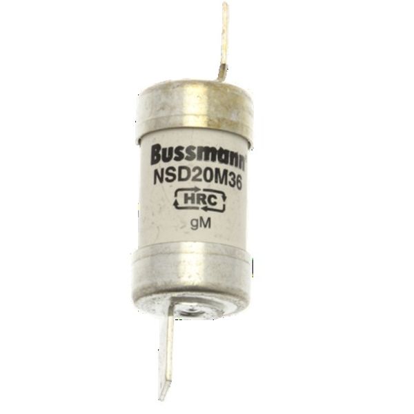 Fuse-link, LV, 20 A, AC 550 V, BS88/F2, 18 x 59 mm, gM, BS, 20M36 image 2