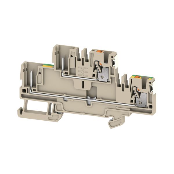 Multi-tier modular terminal, PUSH IN, 2.5 mm², 800 V, 24 A, Number of  image 1