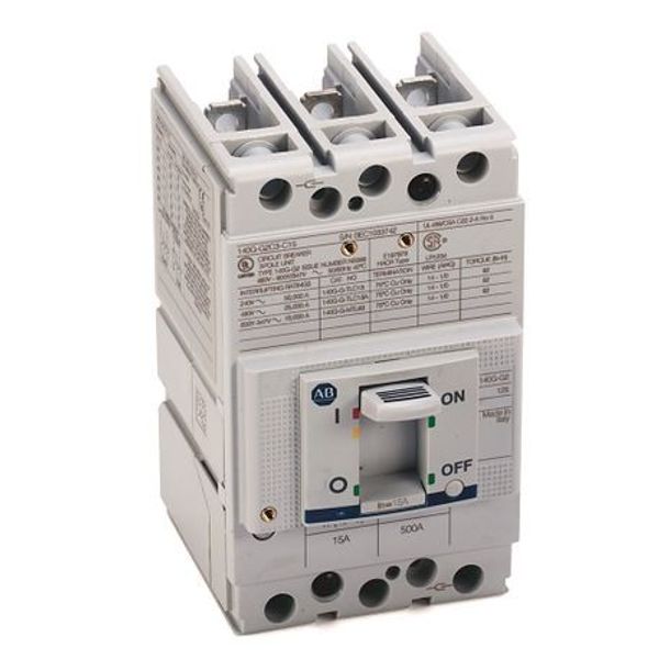 Allen-Bradley, 140G - Molded Case Circuit Breaker, G frame, 25 kA, T/M - Thermal Magnetic, Rated Current 70 A image 1