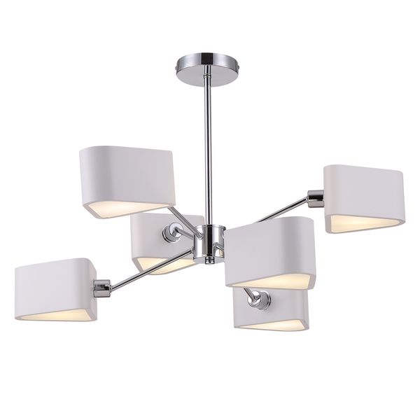 Modern Brianne Chandelier Chrome image 1