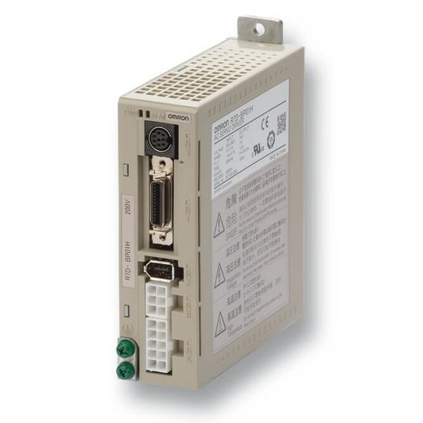 SmartStep 2 servo drive, pulse input type, 200 W, 1-phase 200 VAC image 1