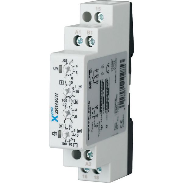 Timing relay, clock generator, 1 changeover contacts image 4