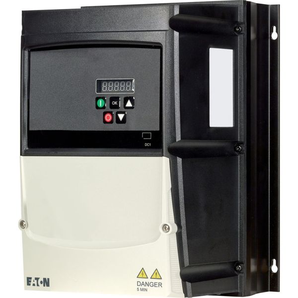 Variable frequency drive, 400 V AC, 3-phase, 18 A, 7.5 kW, IP66/NEMA 4X, Radio interference suppression filter, Brake chopper, 7-digital display assem image 17