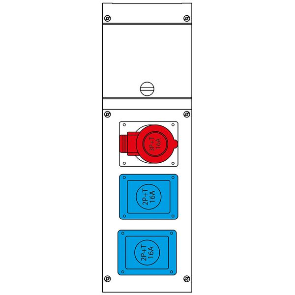 SURF. MOUNT.DISTRIBUTION ASSEMBLY BLOCK3 image 3