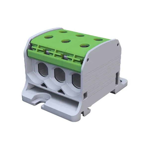 STB 50-3 Rail-mounted terminal block Al/Cu 87360 SIMBLOCK green image 2