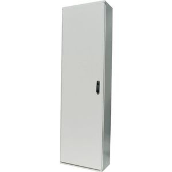 White floor standing distribution board with locking rotary lever, W = 600 mm, H = 1760 mm, D = 300 mm image 2