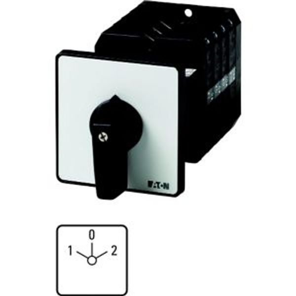 Changeoverswitches, T5B, 63 A, rear mounting, 3 contact unit(s), Contacts: 6, 60 °, maintained, With 0 (Off) position, 1-0-2, Design number 8212 image 4