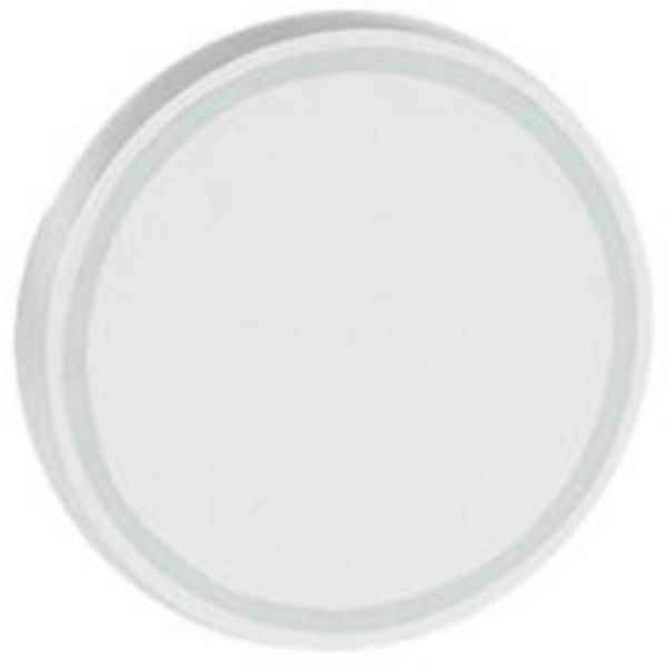 Round key cover Arteor BUS/SCS - without marking - 2 modules - white image 1