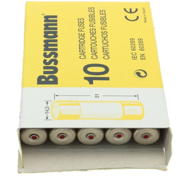 Fuse-link, LV, 32 A, AC 500 V, 14 x 51 mm, gL/gG, IEC, with striker image 1