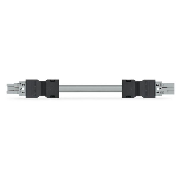 pre-assembled interconnecting cable B2ca Socket/plug gray image 1