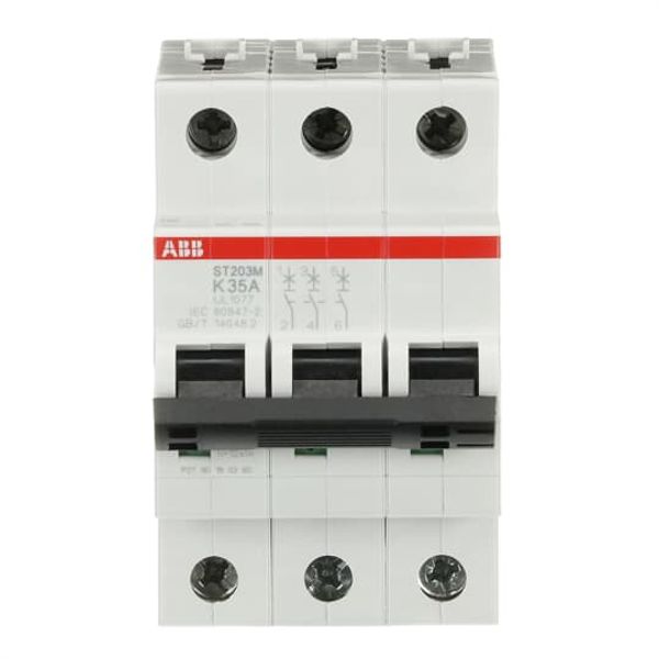 ST203M-K35 Miniature Circuit Breaker - 3P - K - 35 A image 1