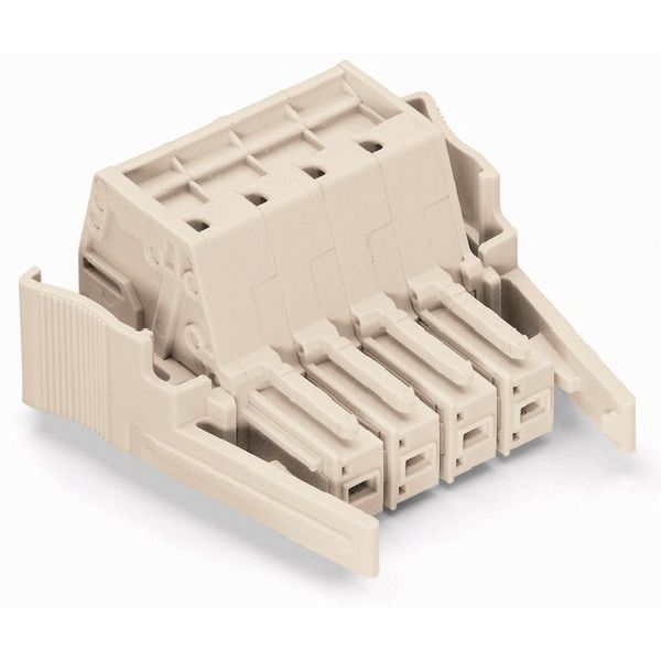 831-3105/037-000 1-conductor female connector; Push-in CAGE CLAMP®; 10 mm² image 1