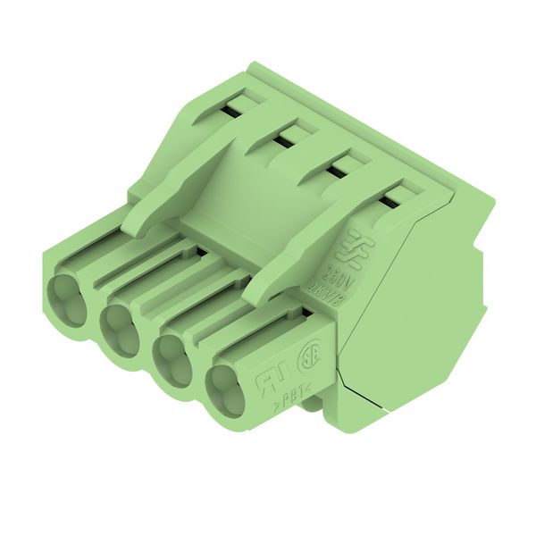 PCB plug-in connector (wire connection), 5.08 mm, Number of poles: 4,  image 4