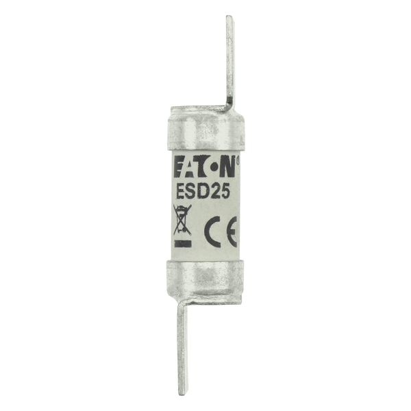 Fuse-link, LV, 25 A, AC 550 V, BS88/F2, 14 x 68 mm, gL/gG, BS image 48