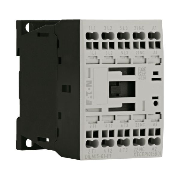 Contactor, 3 pole, 380 V 400 V 7.5 kW, 1 NC, 230 V 50/60 Hz, AC operation, Push in terminals image 10