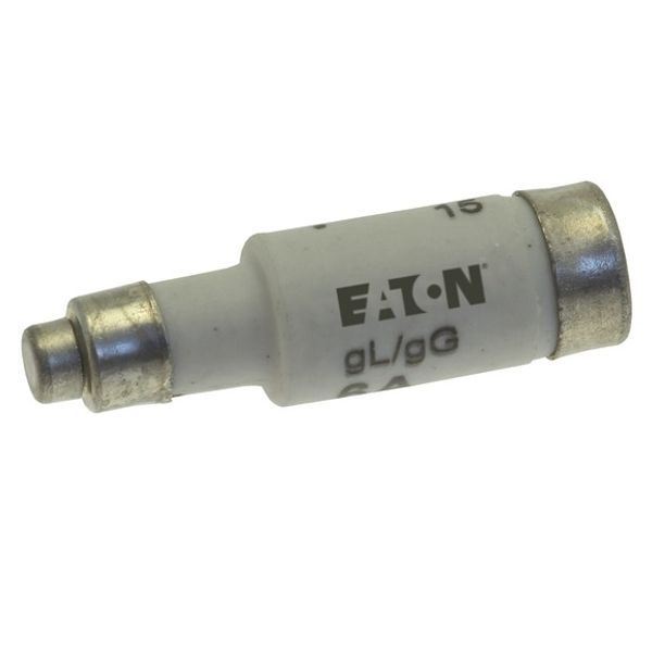 Fuse-link, LV, 6 A, AC 400 V, D01, gL/gG, IEC, time-delay image 2