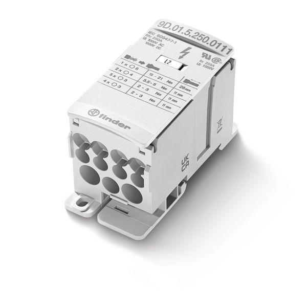 High current terminal block 250A 12 connections (9D.01.5.250.0111) image 2