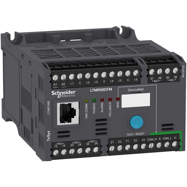 Motor Management, TeSys T, motor controller, DeviceNet, 6 logic inputs, 3 relay logic outputs, 0.4 to 8A, 100 to 240VAC image 4