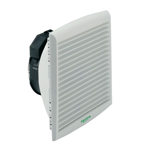 ClimaSys forced vent. IP54, 188m3/h, 24V DC, with outlet grille and filter G2 image 1