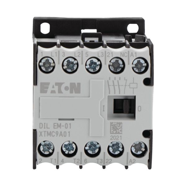 Contactor, 24 V 50/60 Hz, 3 pole, 380 V 400 V, 4 kW, Contacts N/C = Normally closed= 1 NC, Screw terminals, AC operation image 8
