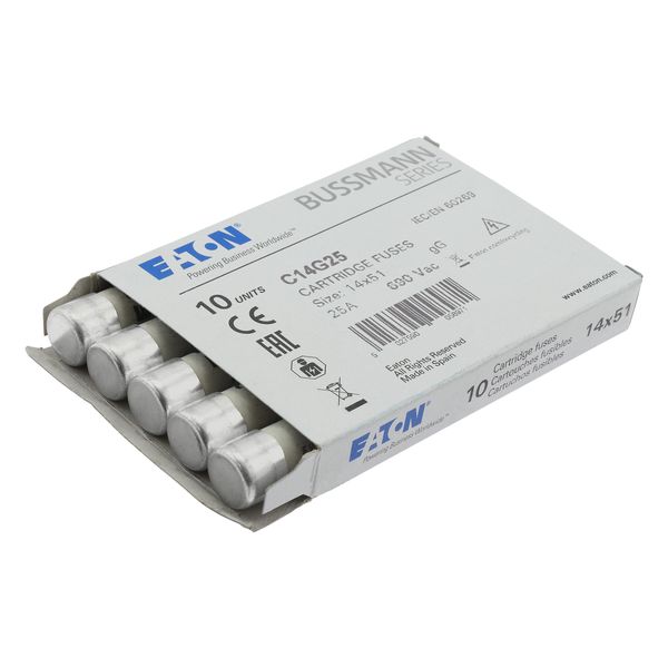 Fuse-link, LV, 25 A, AC 690 V, 14 x 51 mm, gL/gG, IEC image 15