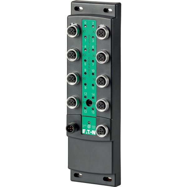 SWD Block module I/O module IP69K, 24 V DC, 16 parameterizable inputs/outputs with power supply, 8 M12 I/O sockets image 5