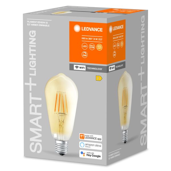 SMART+ WiFi Filament Edison Dimmable 53 6 W/2400 K E27 image 8