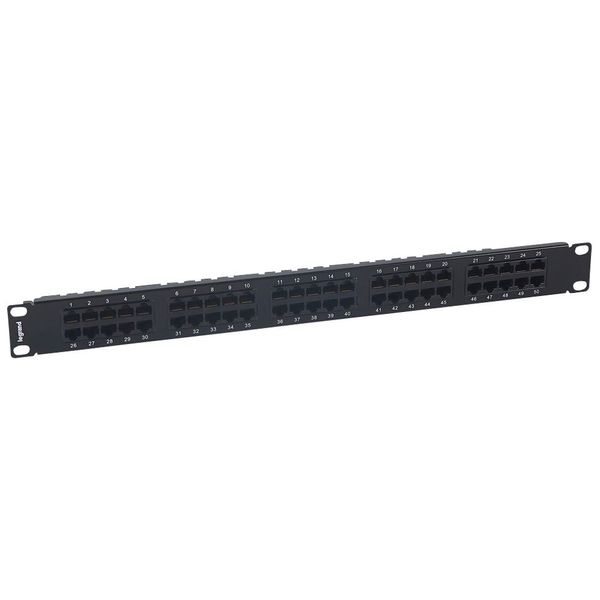 Patch panel telephone 50 ports 110 connect 19 inches 1U image 1