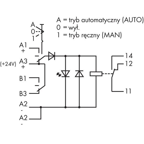 Relay module Nominal input voltage: 24 VDC 1 changeover contact image 5