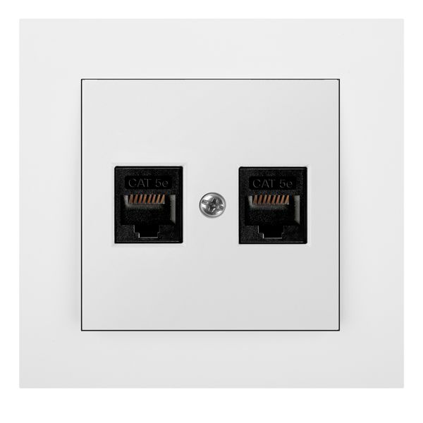 SANTRA 2XRJ40 COMPUTER FLUSH-MOUNTED SOCKET n/f image 4