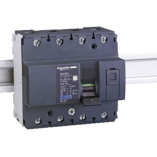 Miniature circuit-breaker, Acti9 NG125H, 4P, 63 A, C curve, 36 kA (IEC 60947-2) image 2