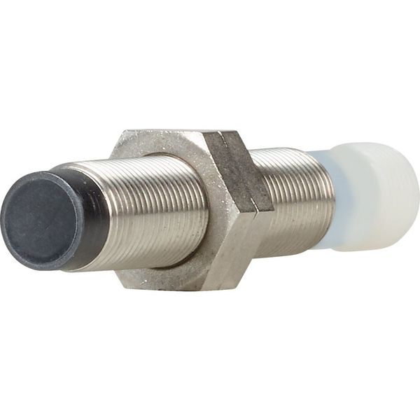 Proximity switch, E57P Performance Serie, 1 N/O, 3-wire, 10 – 48 V DC, M12 x 1 mm, Sn= 4 mm, Non-flush, NPN, Stainless steel, Plug-in connection M12 x image 2
