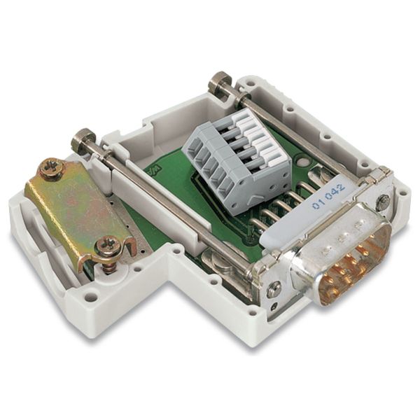 INTERBUS fieldbus connector (OUT) with D-sub male connector 9-pole lig image 1