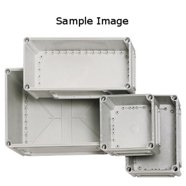 Bottom box with pre-embossed Flange opening 280x190x100 mm image 1