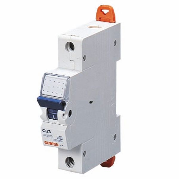 MINIATURE CIRCUIT BREAKER - MT 100- 1P CHARACTERISTIC D 4A - 1 MODULE image 2