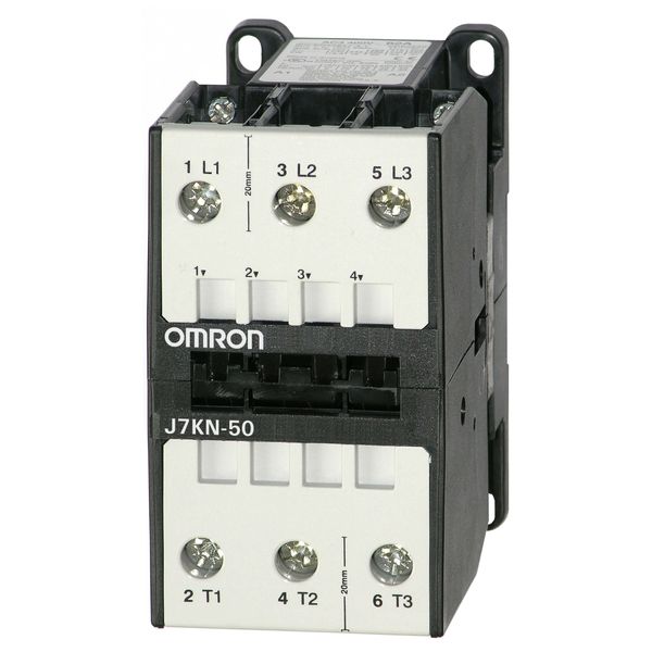 Contactor, 3-pole, 22 kW; 50 A AC3 (380-415 VAC), 48 VAC image 1