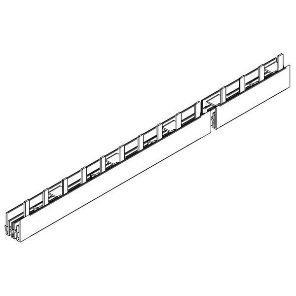 Busbar Pin Version, 3-pole, 10mmý, N-Conductor, blue, 1m image 1