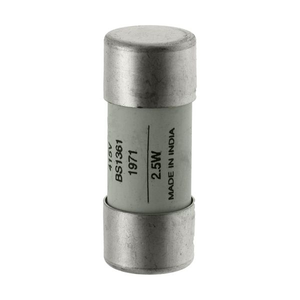 House service fuse-link, LV, 5 A, AC 415 V, BS system C type II, 23 x 57 mm, gL/gG, BS image 24